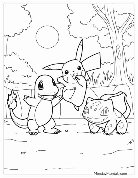 pokemon coloring page for kids|99 Pokemon Coloring Pages